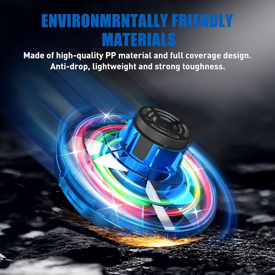 🚀 Zummy Flying Mini UFO Toy – The Ultimate RGB Light-Up Hover Ball for Kids